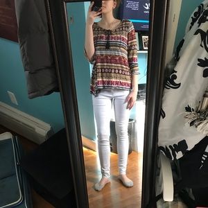 Tribal pattern long sleeve